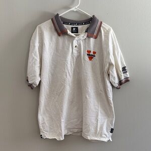 STARTER White Polo with Embroidered Logo Virginia Tech 11